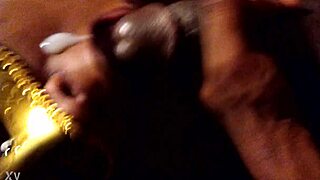 Goldie receives oral and facial from old bbw