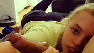 I'm a tiny blonde teen taking on Filipino black BBC. Sucking and fucking feels wild!