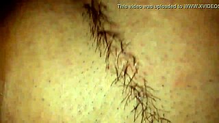 Amateur couple goes hard with doggystyle action at home.