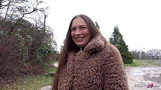 German Scout Anal Casting For Cora Love?