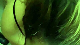 Sloppy blowjob on the sofa