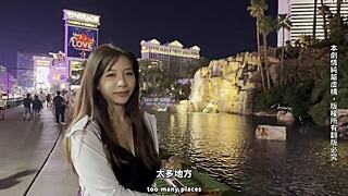 中国业余妹在拉斯维加斯激烈肛交