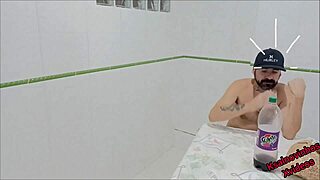 I watch stepsister in panties at home alone, leading to deepthroat blowjob