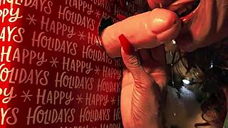 Tattooed Babe Sucks Vibrator Gift