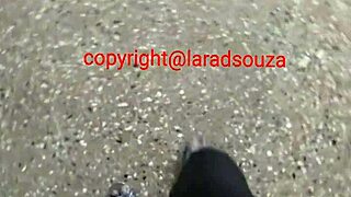 Desi crossdresser Lara Dsouza flaunts sexy ass in leather!