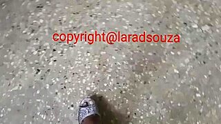 Desi crossdresser Lara Dsouza flaunts sexy ass in leather!