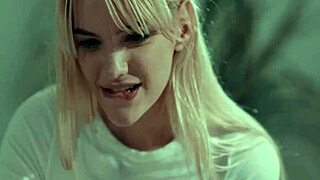 Horny big-tit blonde babes Lena Paul and Sinn Sage devour juicy pussy while fingering deep