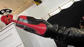 Miss Kika Straps On and Drives Lucky Guy to Cumshot