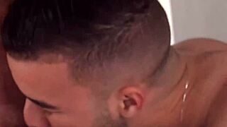 Muscular Gay Blows Then Penetrates Hairy Asshole