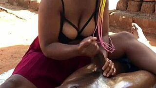 Sexy Pedi Girlfriend Delivers Epic Handjob!