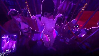 Watch Abponia dance nude at the club