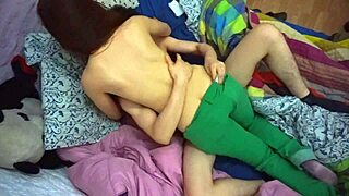 red-haired teen 18+ has multiple orgasms with boyfriend