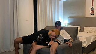 Guy from my building invites me for bareback gay sex, releases his ass