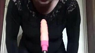 Bi curious couple tries crossdressing and anal play