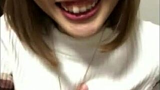 babe cheats with handjob and cumshot in bathroom!