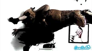 Lesbian Latina Step Sister Seduced By Teen Loving Trex In Dorm Room