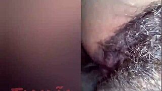The bbw moans while getting her hairy beaver fucked
