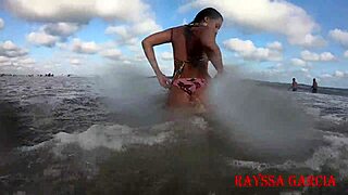 Rayssa Garcia Enjoys Beach Day with Her Devoted Servant