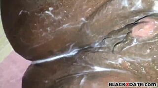 Black Babe Is Extremly Wet While Toying Her Pussy
