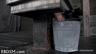 Punishment with Intense Caning Of Sexy Babe