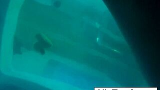 Underwater Hidden Cam Captures Blonde Pornstars Alix and Jenna in Lesbian Sex