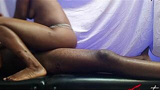 African Couple Enjoys Night Together