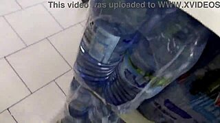 helping guy in supermarket risky moment