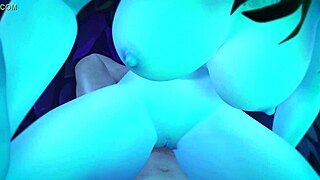 Asmr night elf cowgirl sex with orgasm