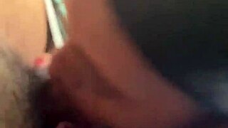 Did the brunette slut swallow all the cum?