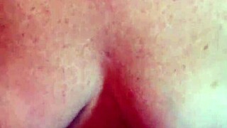 Oh wow, husband's first on-camera blowjob from his hot wife!