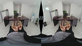 Kayla Kayden celebrates anniversary in office 😉