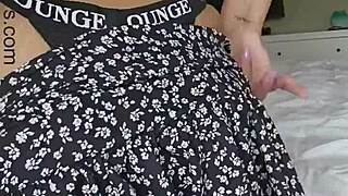 Slutty teacher orgasms using new toy on big ass