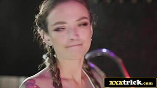 horny spa worker busted rimming and banging customer with kinky moves