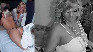 Blonde Sucks Dick In Foursome