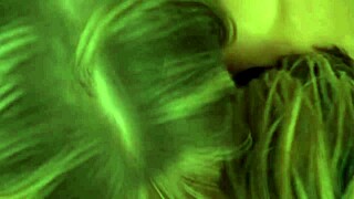 Girl on girl action with lucky guy getting oral