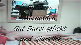 butch-alexa endures intense german anal fucking