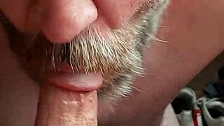 eating my buddy's cum