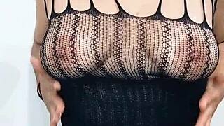 Unfaithful woman seduces her lover in passionate encounter