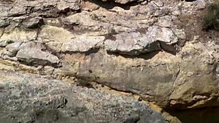 Teenie strips at the beach for you