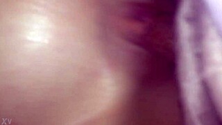 i'm fuckin my chick from the bottom view, it's so hot