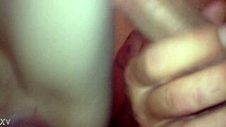 i'm fuckin my chick from the bottom view, it's so hot