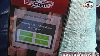 Thin german amateur teen 18+ fucks in car pov