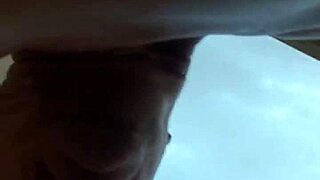 Blonde rides and sucks on vacation balcony