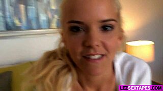 Halle Von and Dakota James Engage in Intense Lesbian Licking and Fingering in Homemade Sex Tape