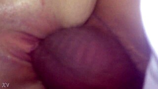 i'm fuckin my chick from the bottom view, it's so hot