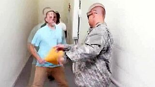 I’m loving this wild military group handjob session