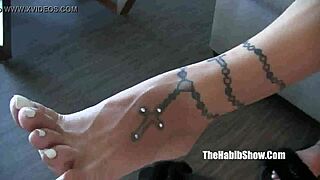 phat brazilian stefania mafra gets toes licked by derek anthony in ebony fuck fest