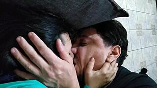 rolling activities with young girl and old man