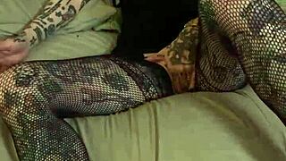 Glasses And Tattoo Girl Encourages Your Jerk Off