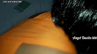 Latina Ebony Woman Performs Detailed Deepthroat Blowjob on Large Black Cock with Intense Sucking